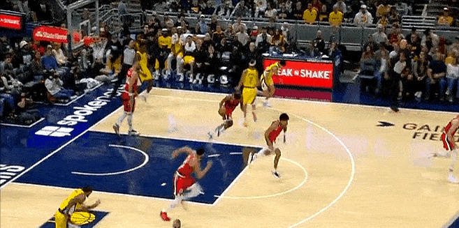 步行者客场惨败公牛，遭遇两连败