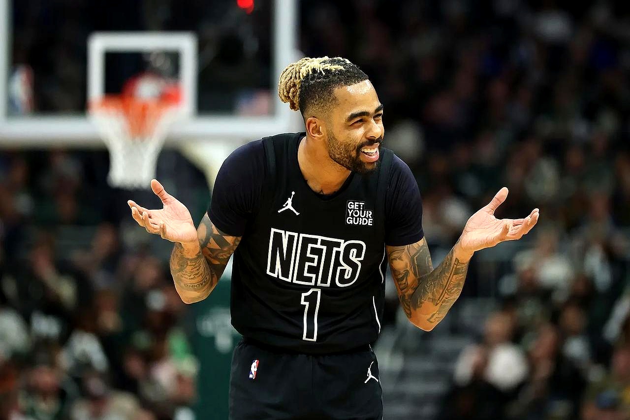 骑士负于篮网，拉塞尔狂砍40分，骑士客场告负